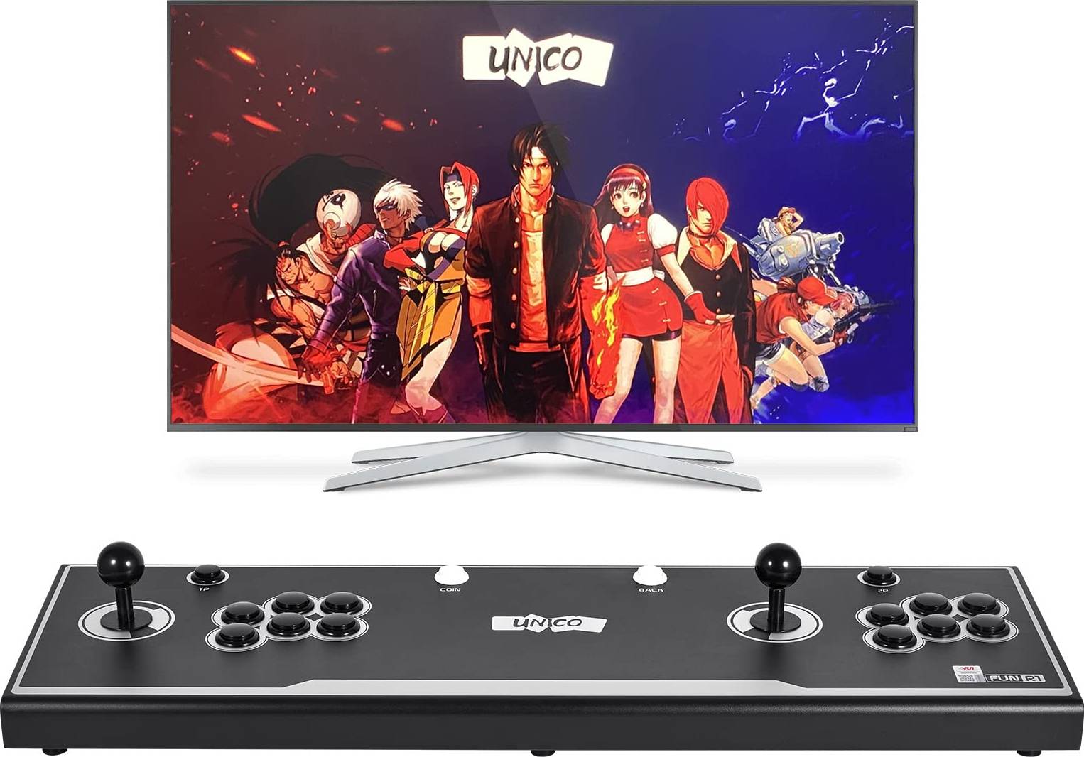 Unico SNK Fun R1 Retro Console - Black