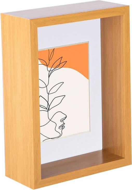 Nicola Spring 3D Deep Box 5 Photo Frame