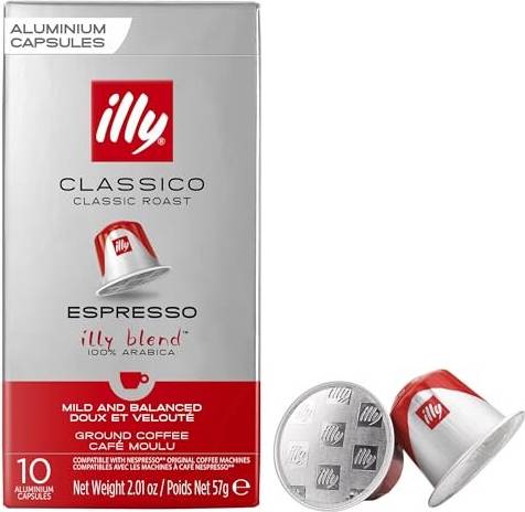 Illy coffee beans illy Nespresso Compatible Capsules, Classico, Capsules, Pack