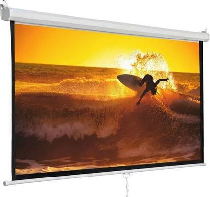 Pull down projector screen Segawe Projection Projector Screen Pull Down Matte HD Projection Screen 1:1 120