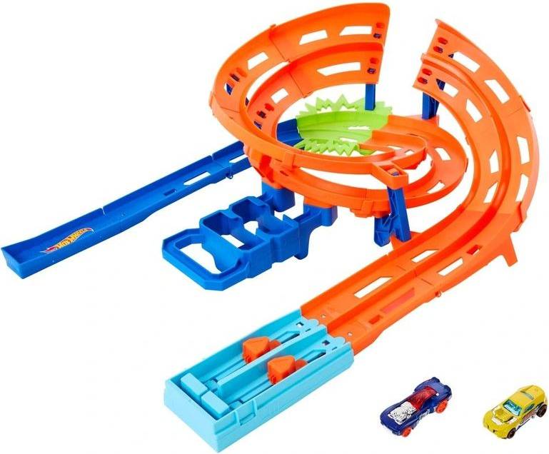 Bilbanor från 3 år Hot Wheels Whip Around Raceway