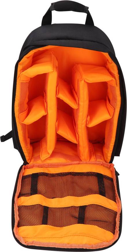 Orange Backpack SLR DSLR Nikon Sony Canon Rucksack