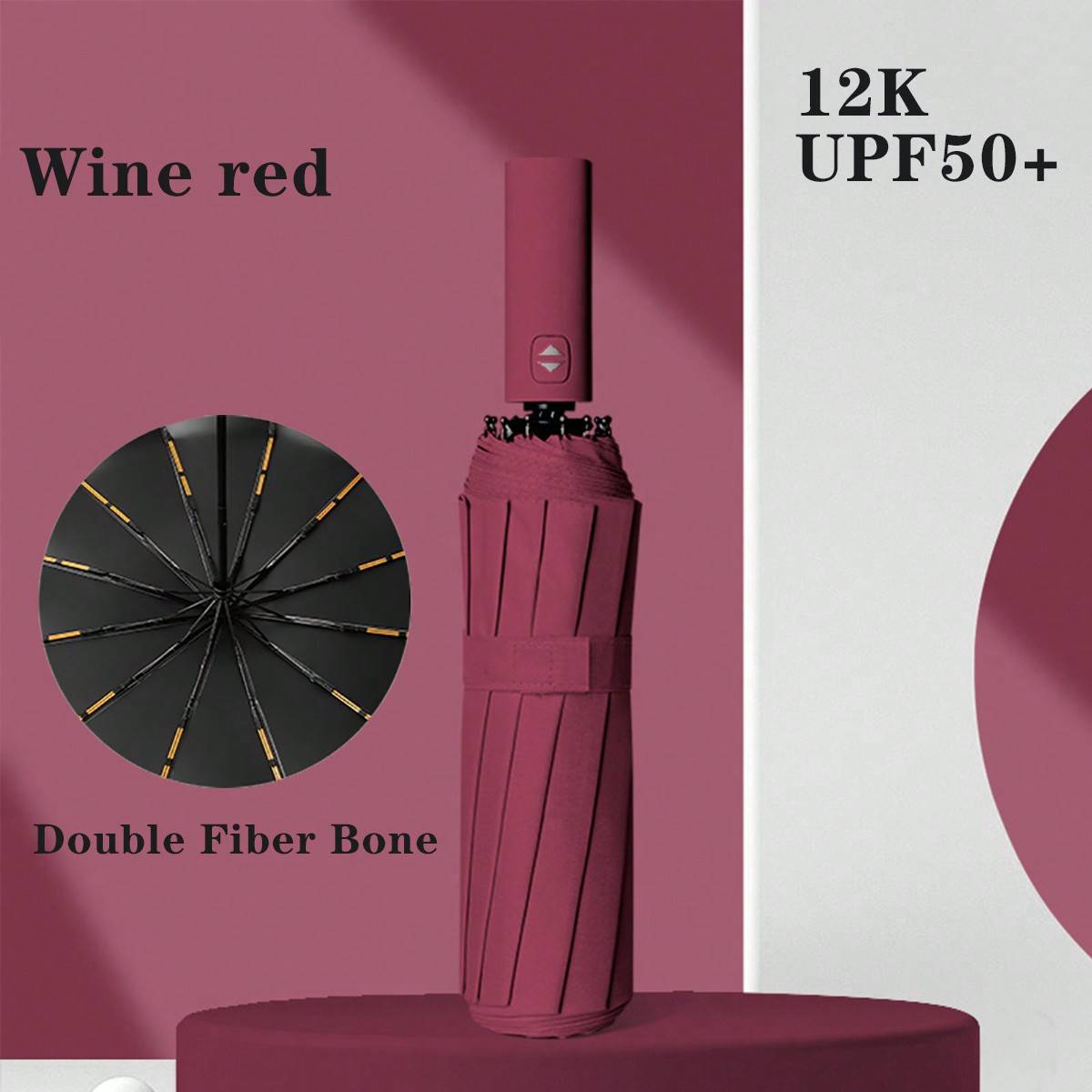 Shein 24 Ribs Fully Automatic Umbrella