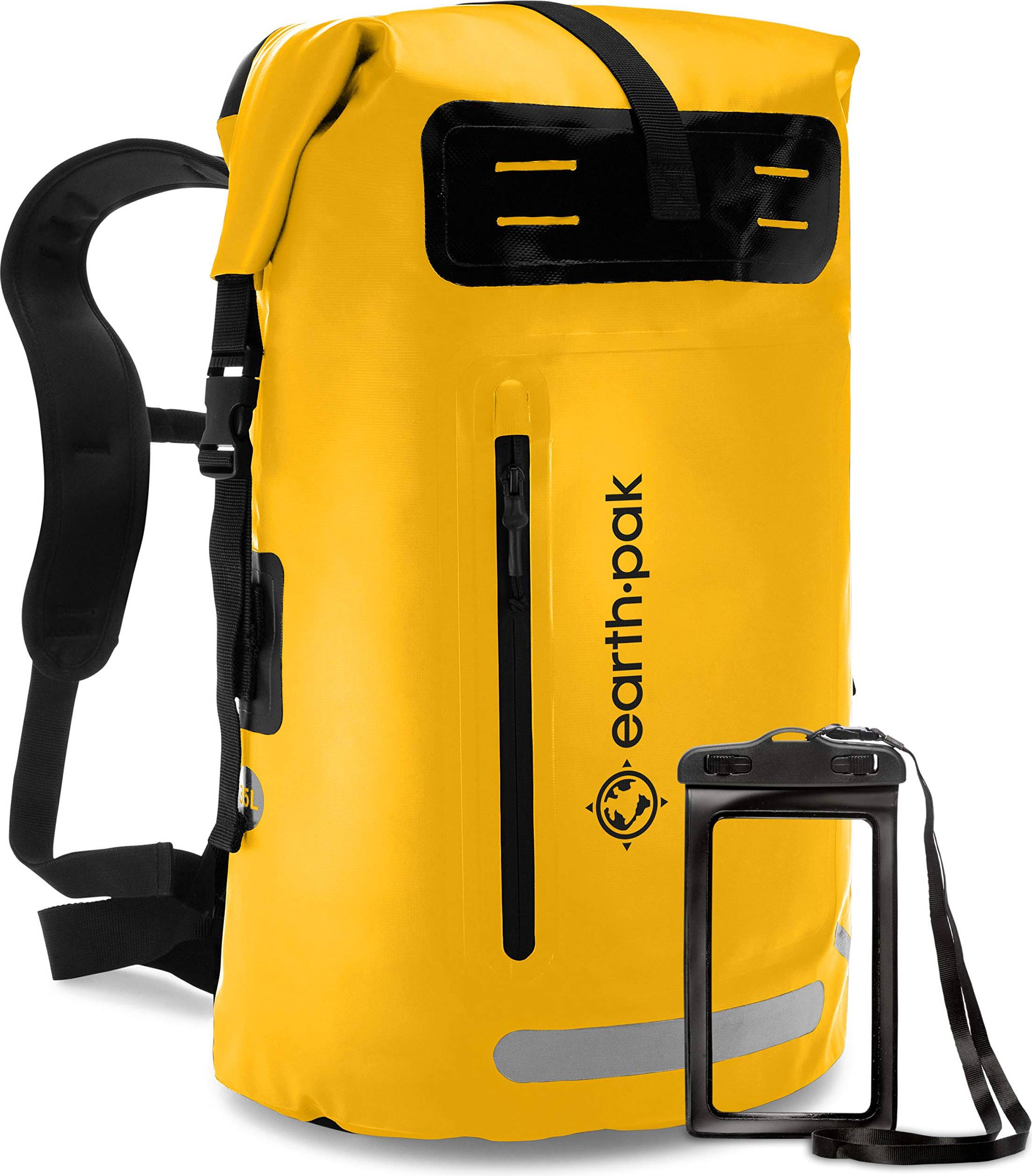 Earth Pak Summit Wasserdichter Rucksack Gelb