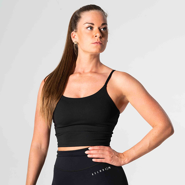 Relode Core Crop Top - Black