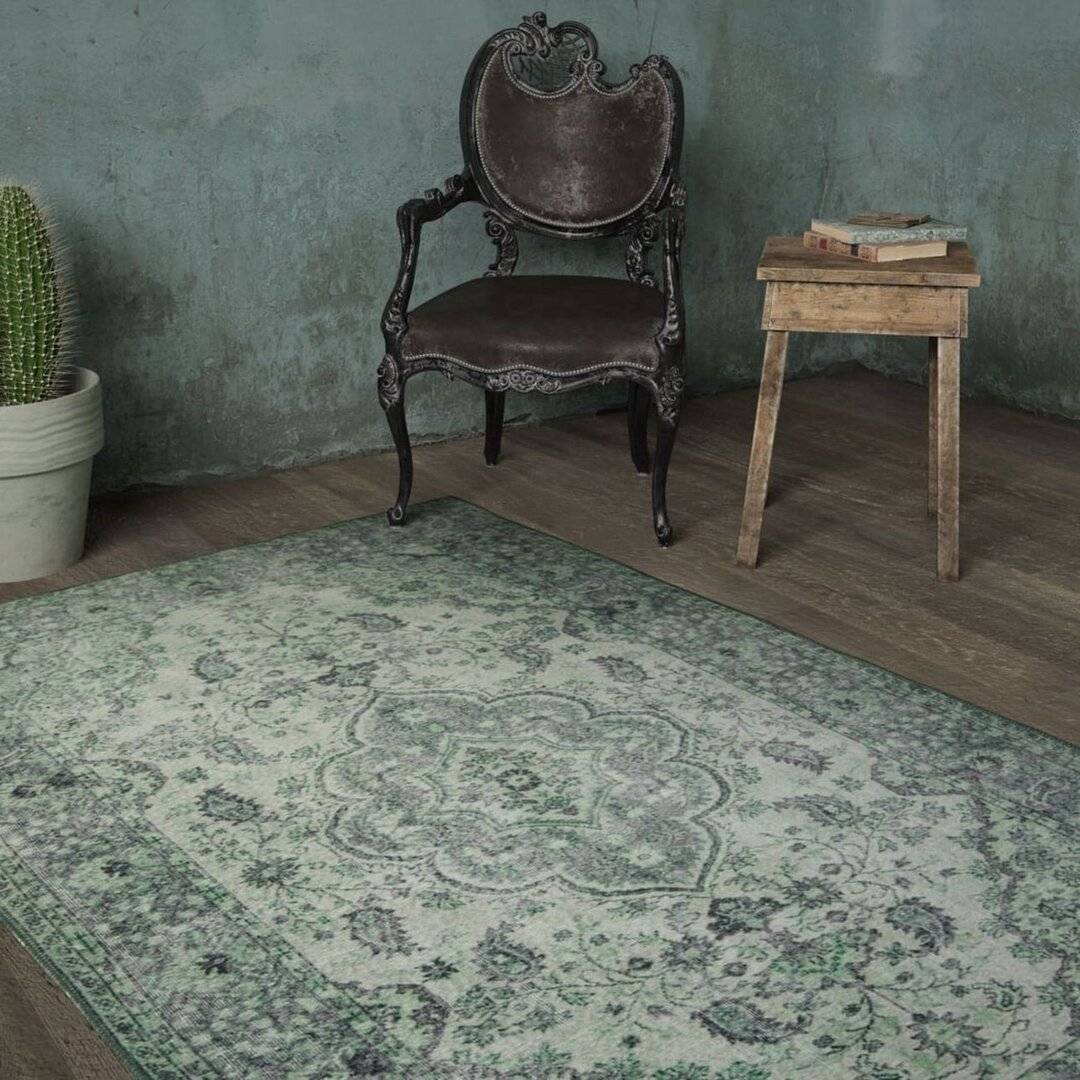 Lark Manor Circe Green/Grey Rug