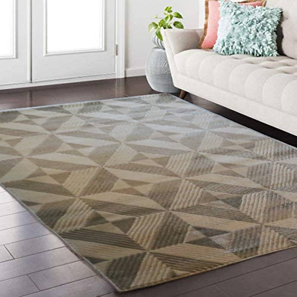 Corrigan Studio Cream/Grey Rug White