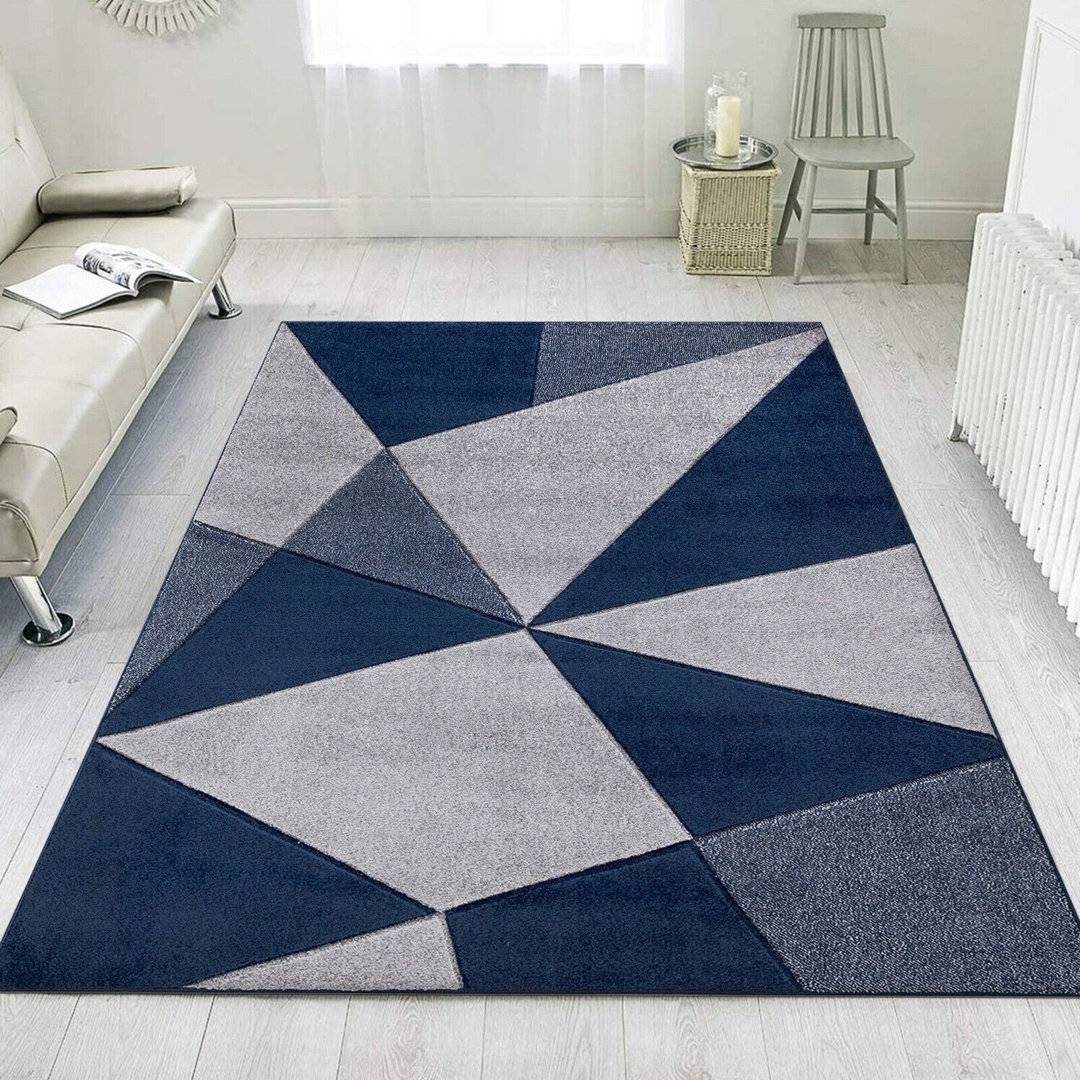 Corrigan Studio Jayceson Navy Area Rug Blue
