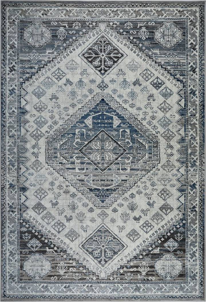 Murad Grey/Blue Rug