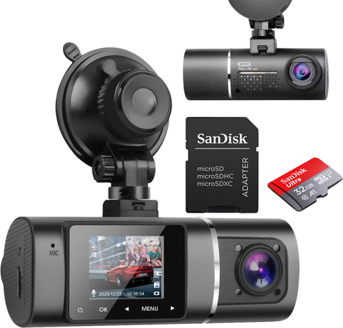 Dual Dash Cam Hardwire Kit Included