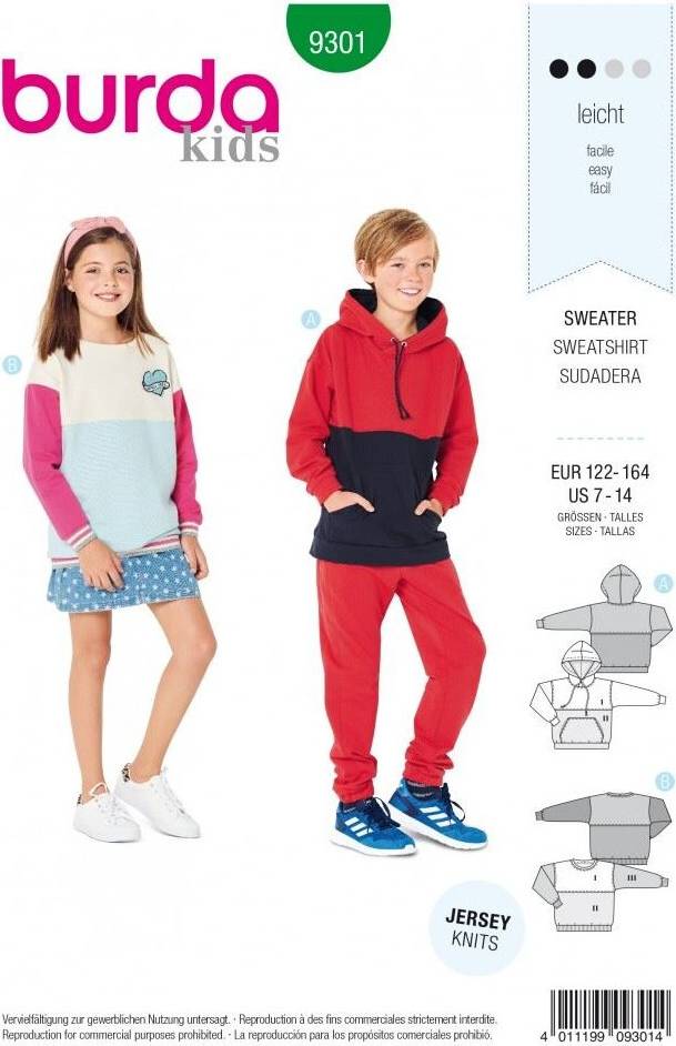 Paper Sewing Pattern 9301