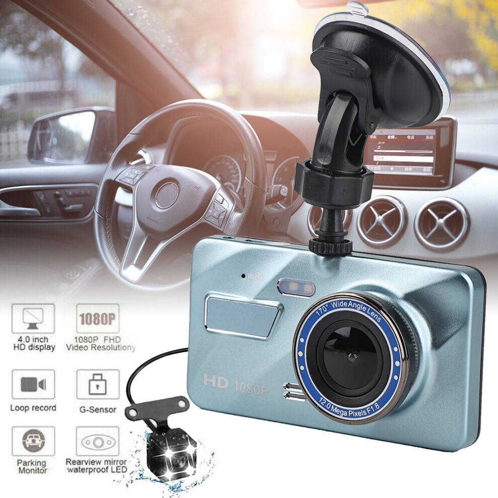 Bedee In Car Camera Recorder Dual Front Rear HD Dash Cam Night Vision