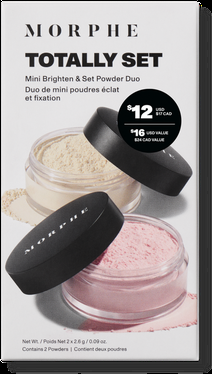 Mini make up set Morphe Totally Set Mini Brighten & Set Powder Duo