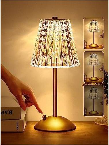 Dimmable touch bedside lamp One Fire Touch Table Lamp