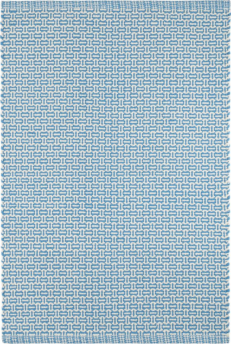 Dash and Albert Rugs Rectangle Dash Muffet French Blue