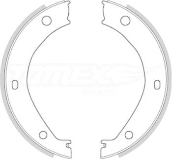 Tomex TX Brake Shoes Rear Axle