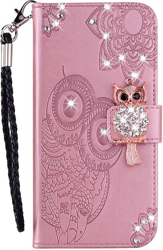 One plus phone For One Plus 8T Case 3D Rhinestone Flip PU Leather Case For Oneplus 8T Phone Cover Case