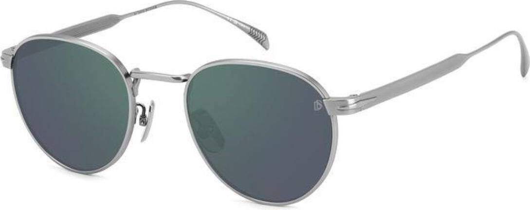 David Beckham DB 1142 S R81 MT Solbriller Titanium Rutenio - Grå