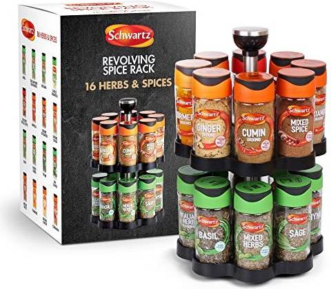 Rotating spice rack Schwartz Rotating Spice Rack Space