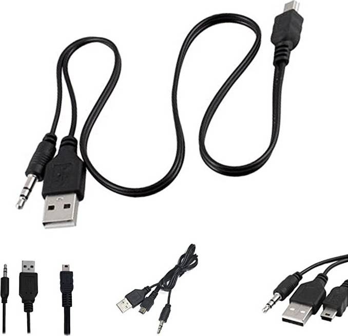 TechGear 2in1 Cable Mini USB