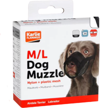 Sort Munstycke M/L