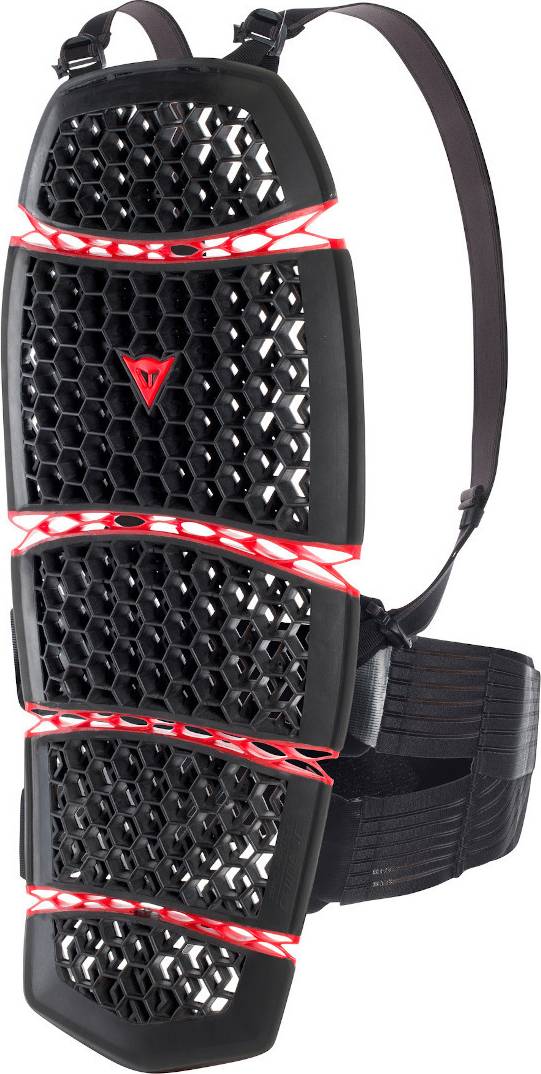 Protection Dorsale Long - Noir/Rouge