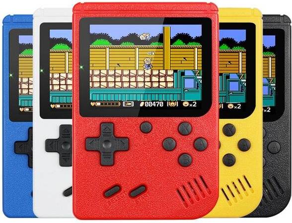 Ubay Retro Portable Mini Game Console 8-Bit - Red