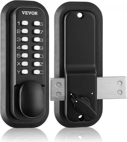 VEVOR Mechanical Keyless Entry Door Lock 14-Digit Keypad