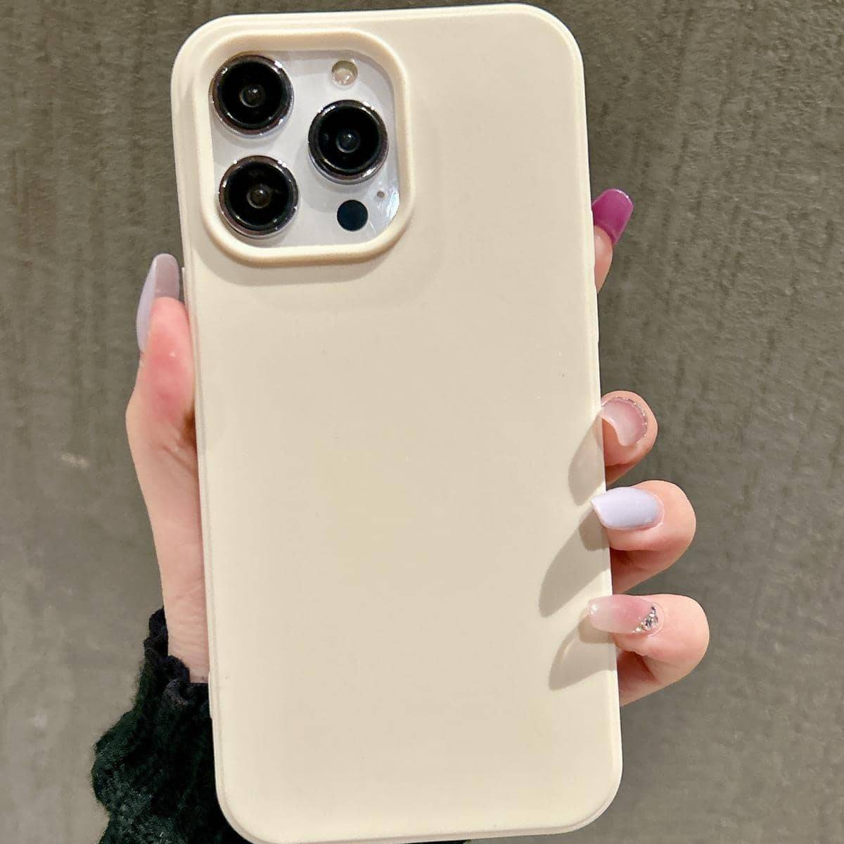 Shein Plain Phone Case Compatible With iPhonePlusProPromax