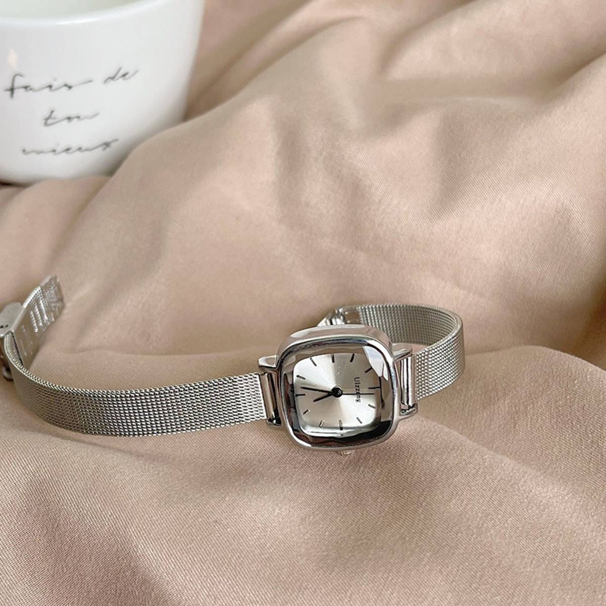 Shein Water Resistant Square Pointer Watch