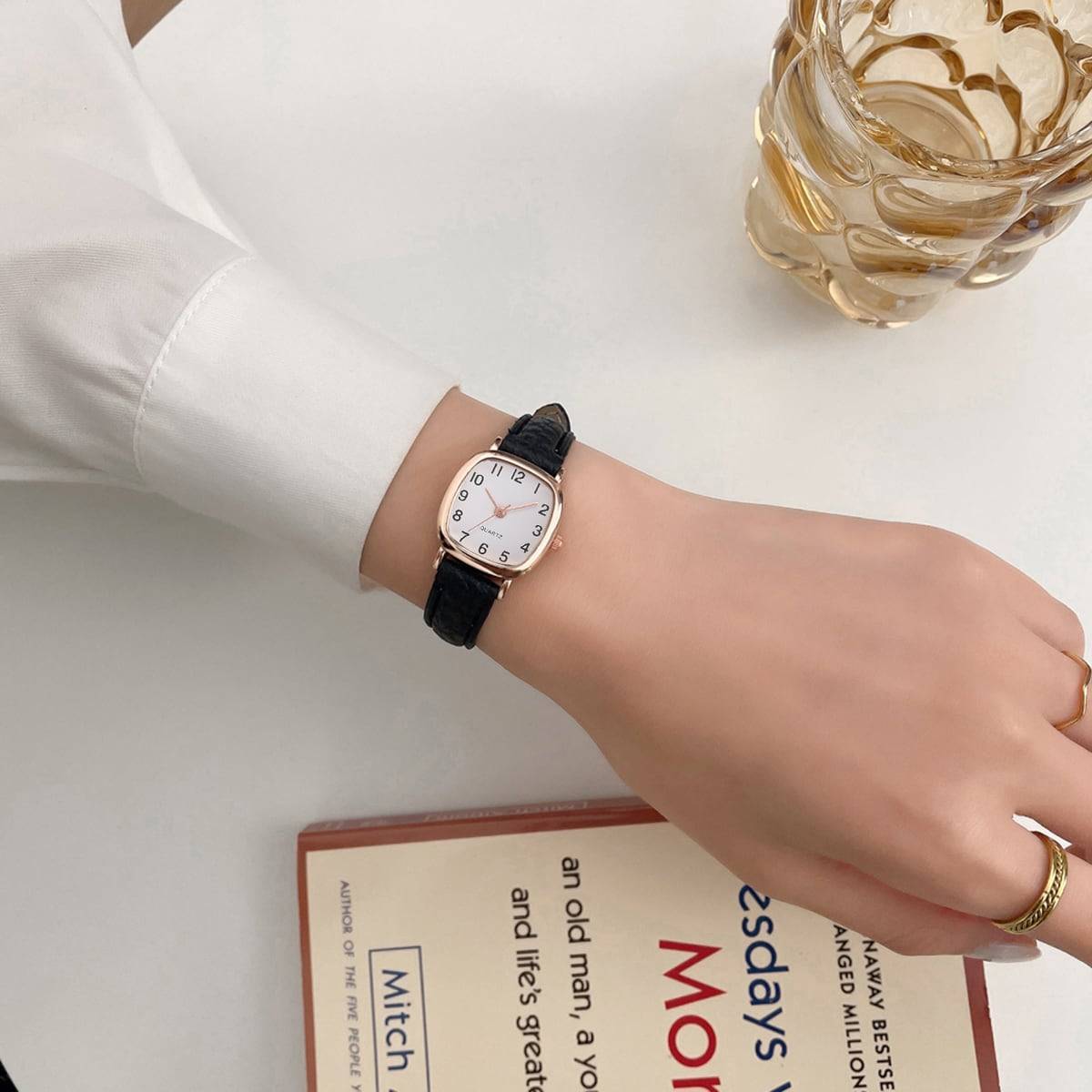 Shein Square Pointer Watch