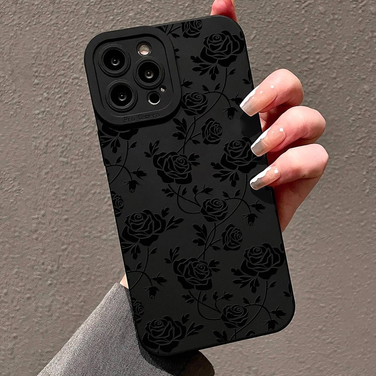 Shein Flower Pattern Phone Case Compatible With iPhone ProPlusPromax