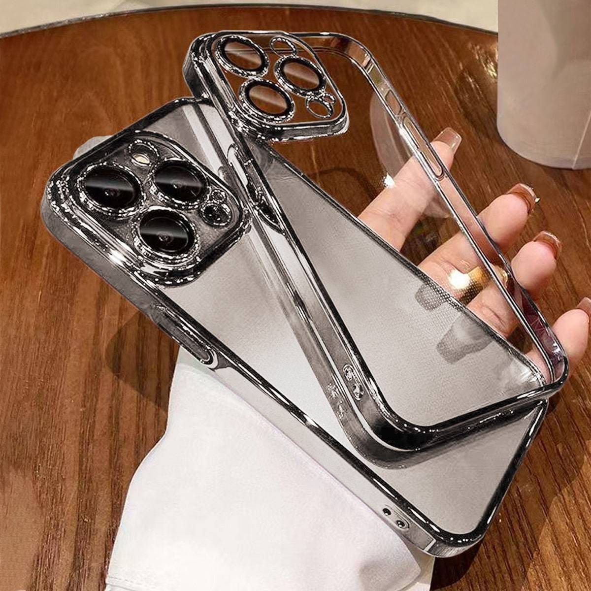 Shein Clear Phone Case Compatible With Apple iPhone PlusProPromax
