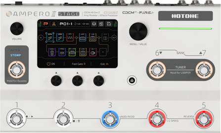 Multi-Effecten Pedaal Processor Touchscreen