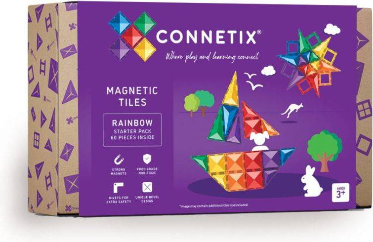 CONNETIX Rainbow Starter Pack 60pcs