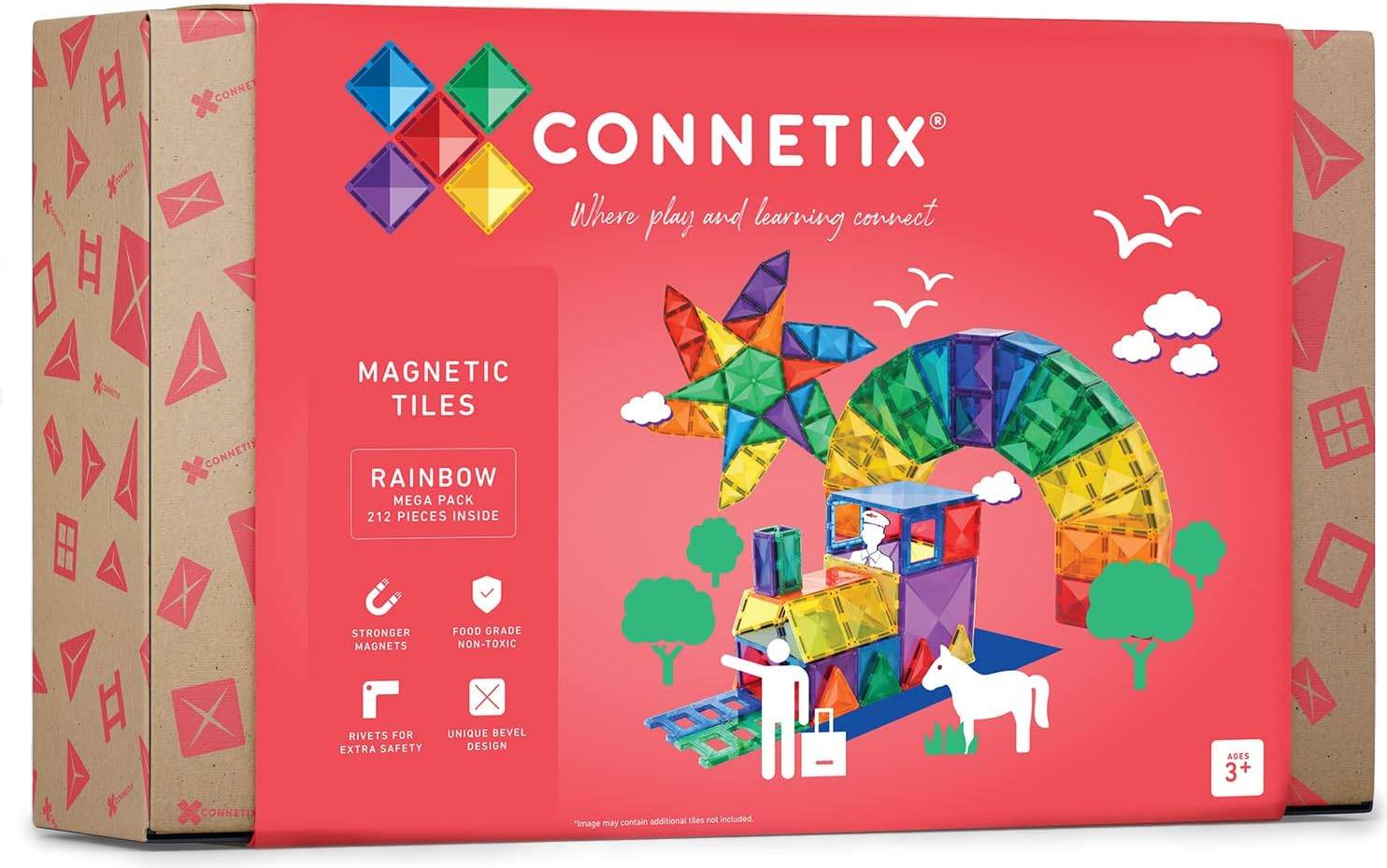 CONNETIX Rainbow Mega Pack 212pcs
