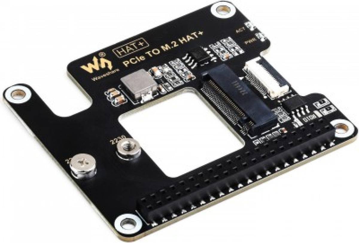 Pi 5 Waveshare PCIe to M.2 HAT+ for Raspberry Pi 5