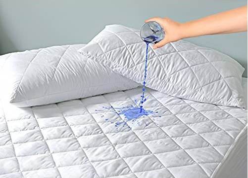 Deep mattress protector double Quilted Protector Double