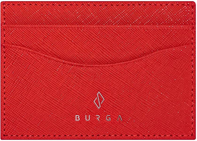 Burga Card Holder, Red