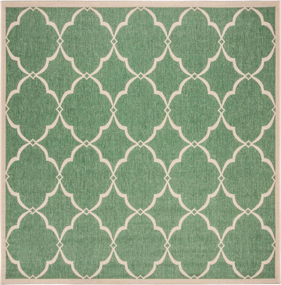 Canora Grey Bascom Looped/Hooked Green