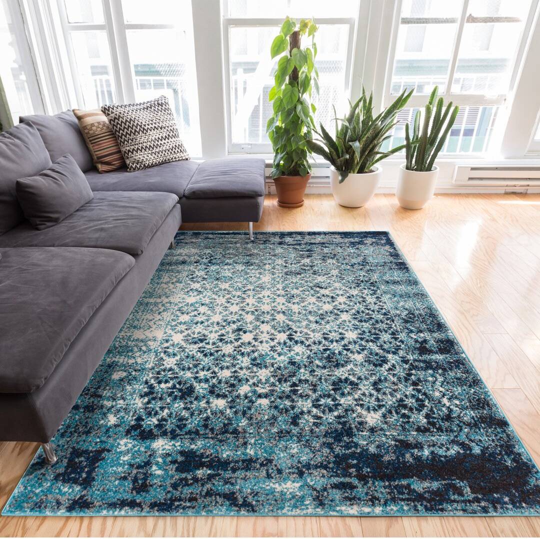 Well Woven Rug Blue