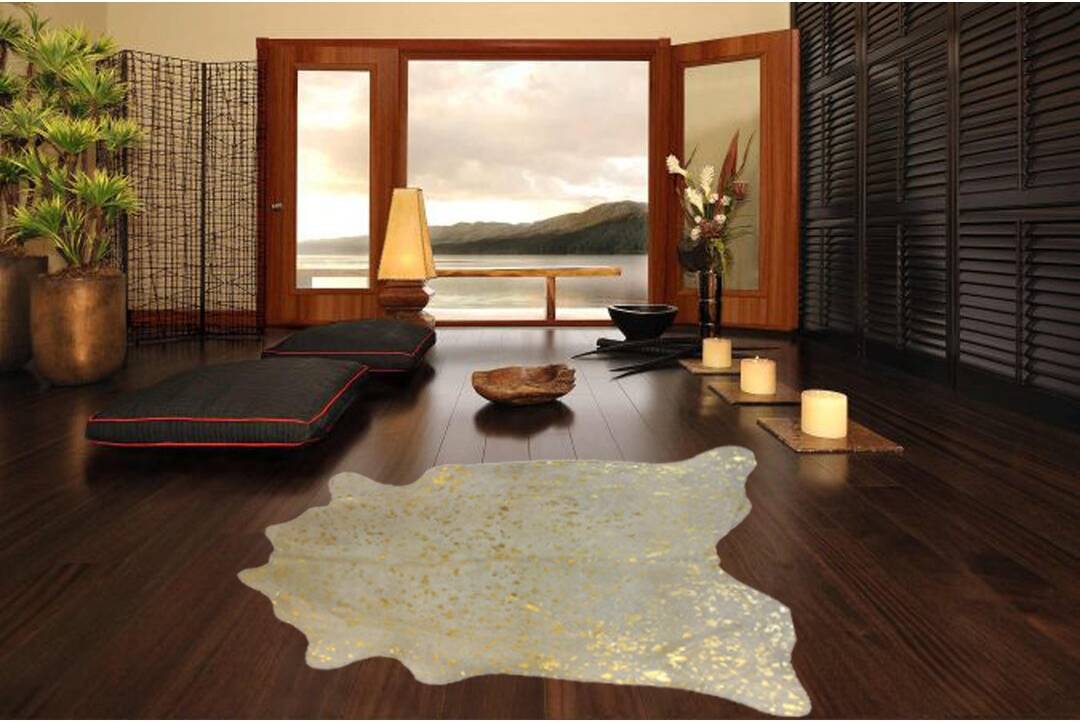 Union Rustic Shaw Cowhide Beige
