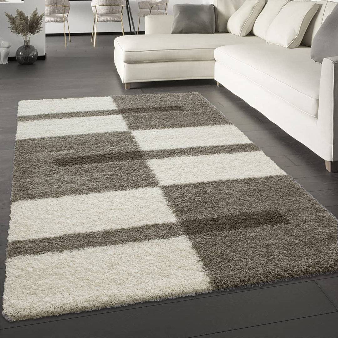 Ebern Designs Shaggy Rug Grey