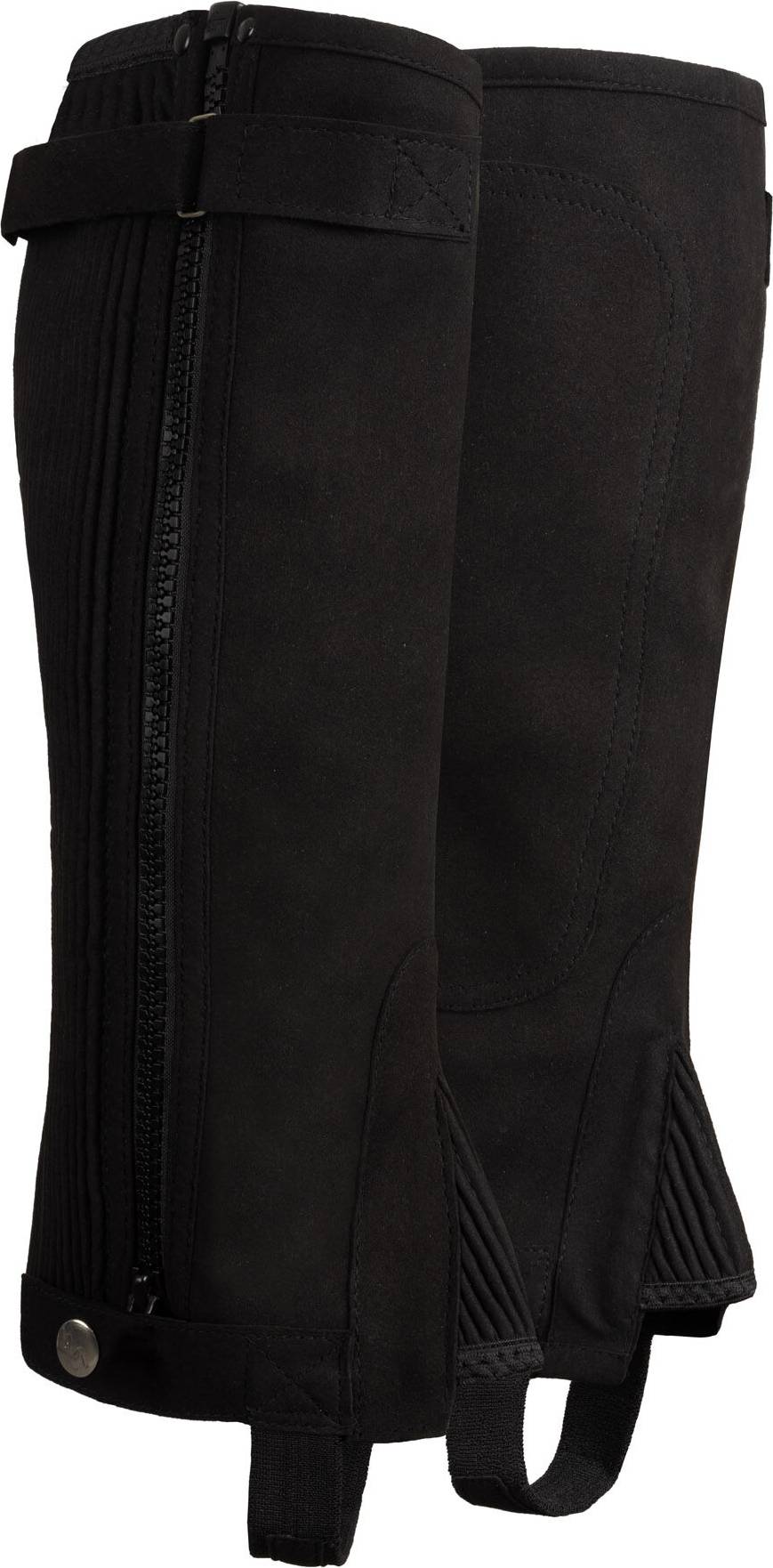 Horze Ribbed Amara Half Chaps - Black