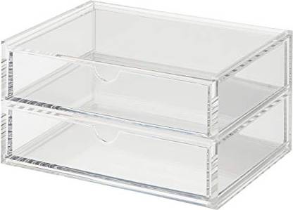 Muji Stackable Acrylic 2 Drawer S Storage Box
