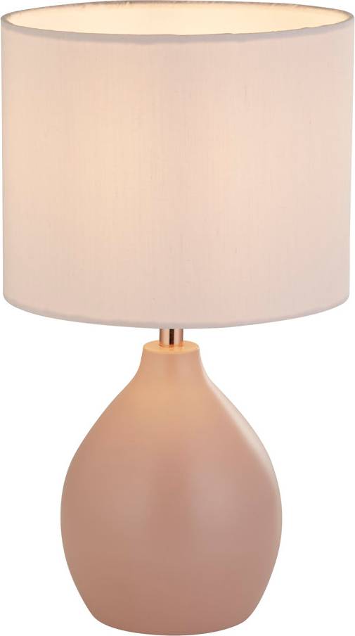 Rosalind Wheeler Pink Copper Riser Table Lamp
