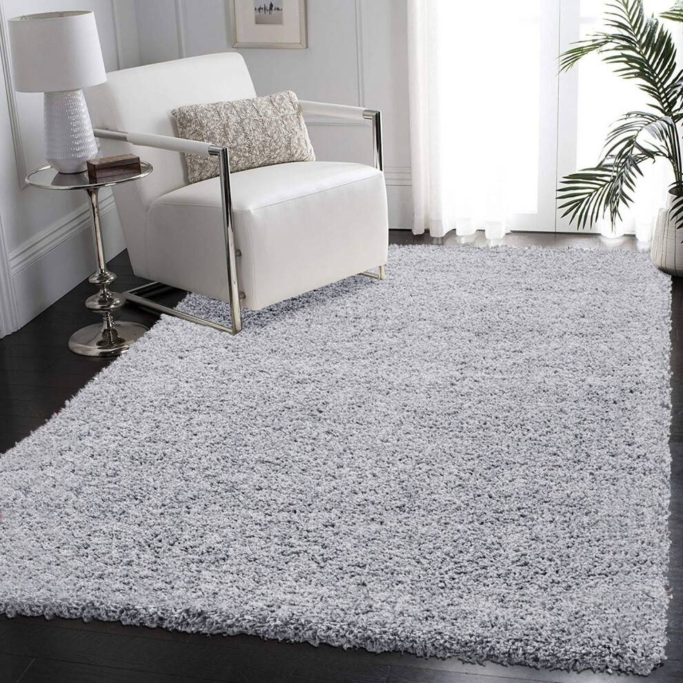Moonlight Bedding Shaggy Rug NON SLIP RUGS SHAGGY RUNNER Grey