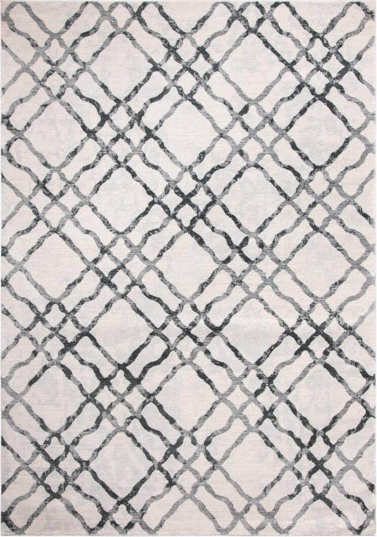 Ebern Designs Andlinger Ivory Rug White