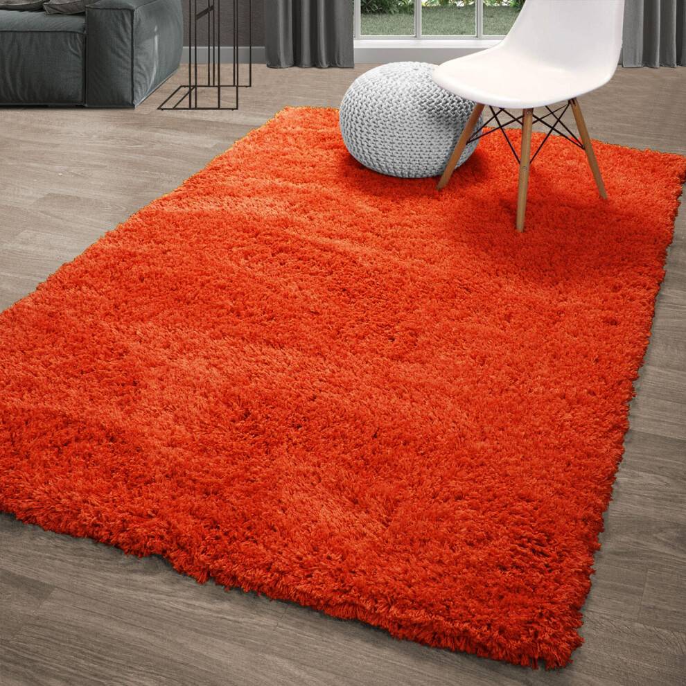 Moonlight Bedding Shaggy Rug NON SLIP SHAGGY RUNNER Orange
