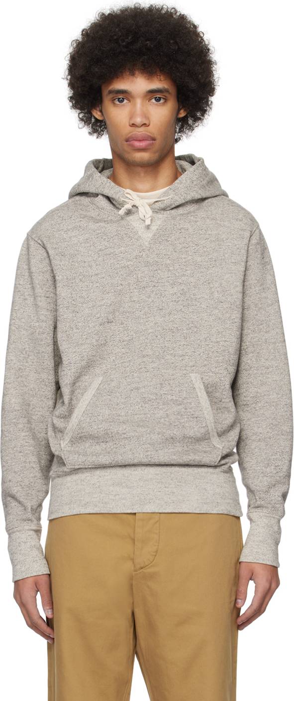 Gray Drawstring Hoodie